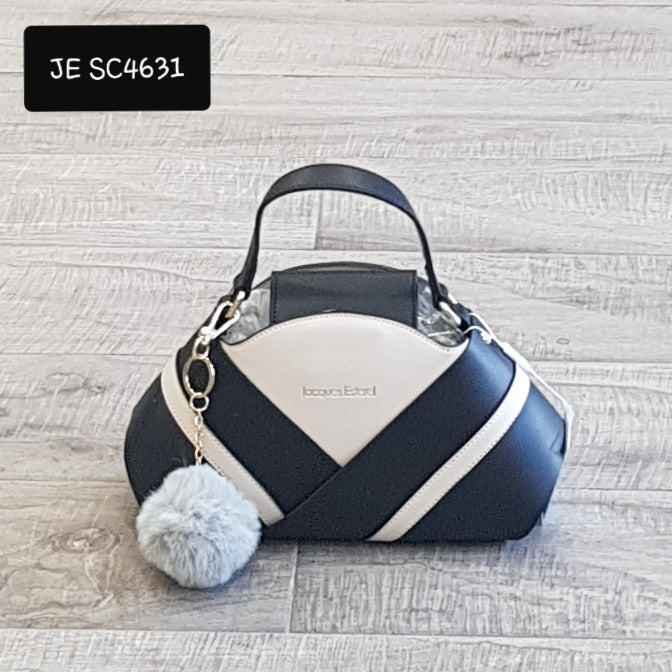 Sac à main Jacques ESTÉREL noir/beige,